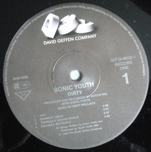 Sonic Youth : Dirty (2xLP, Album)