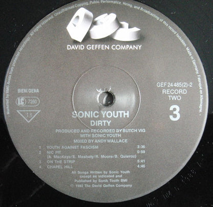 Sonic Youth : Dirty (2xLP, Album)