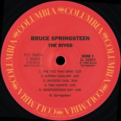 Bruce Springsteen : The River  (2xLP, Album, RE, RM, 180)