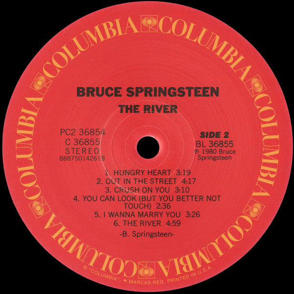 Bruce Springsteen : The River  (2xLP, Album, RE, RM, 180)