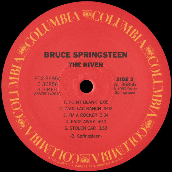 Bruce Springsteen : The River  (2xLP, Album, RE, RM, 180)