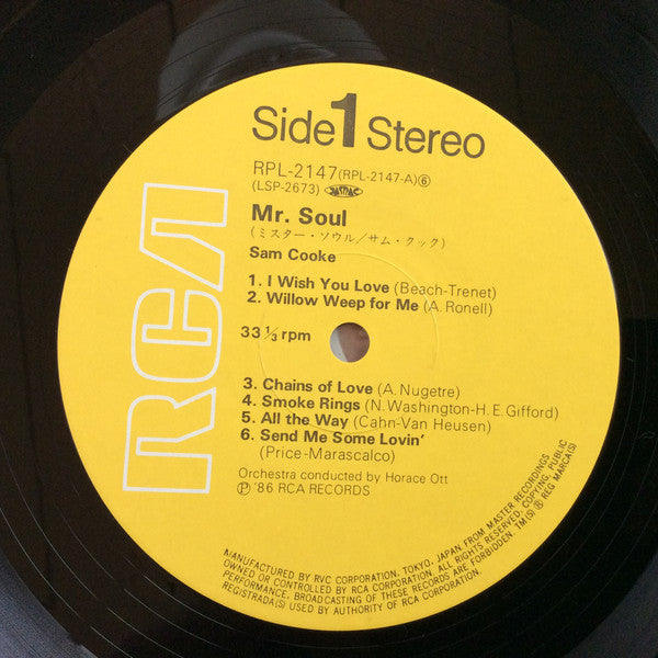 Sam Cooke : Mr. Soul (LP, Album, RE)
