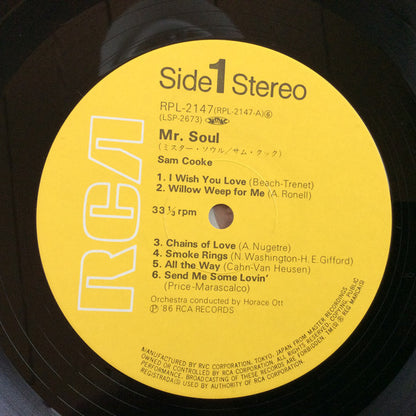 Sam Cooke : Mr. Soul (LP, Album, RE)