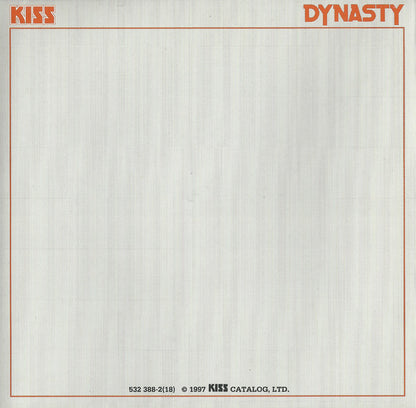 Kiss : Dynasty (CD, Album, RE, RM)