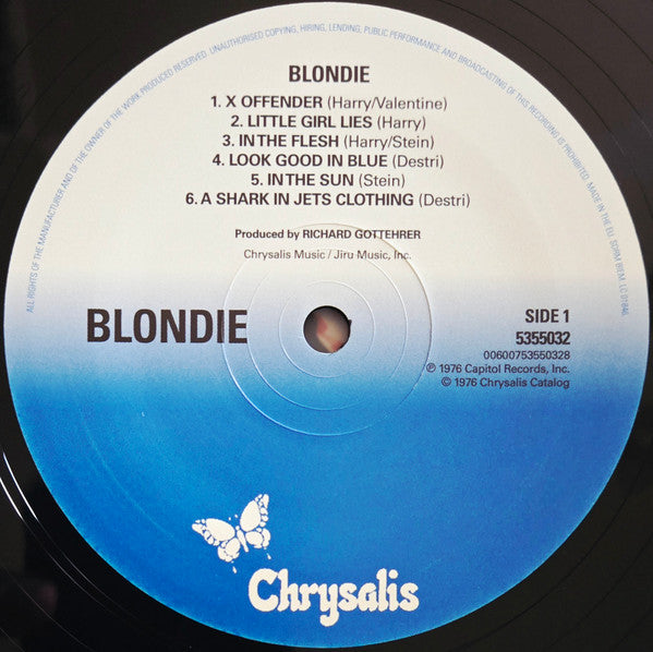 Blondie : Blondie (LP, Album, RE, 180)