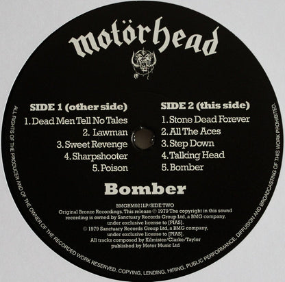 Motörhead : Bomber (LP, Album, RE, 180)