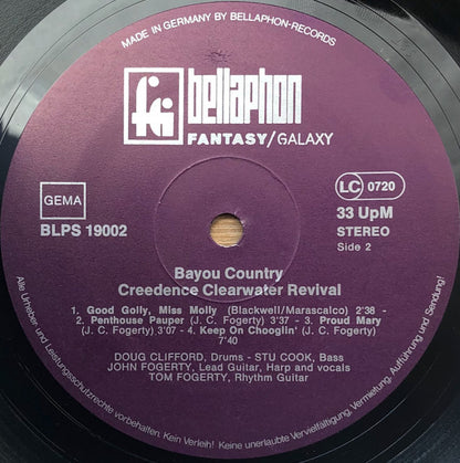 Creedence Clearwater Revival : Bayou Country (LP, Album, RP)