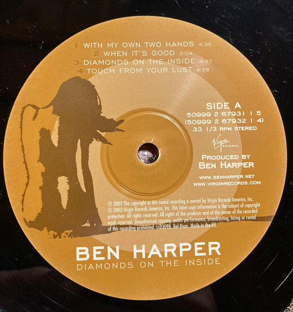 Ben Harper : Diamonds On The Inside (2xLP, Album, RE)