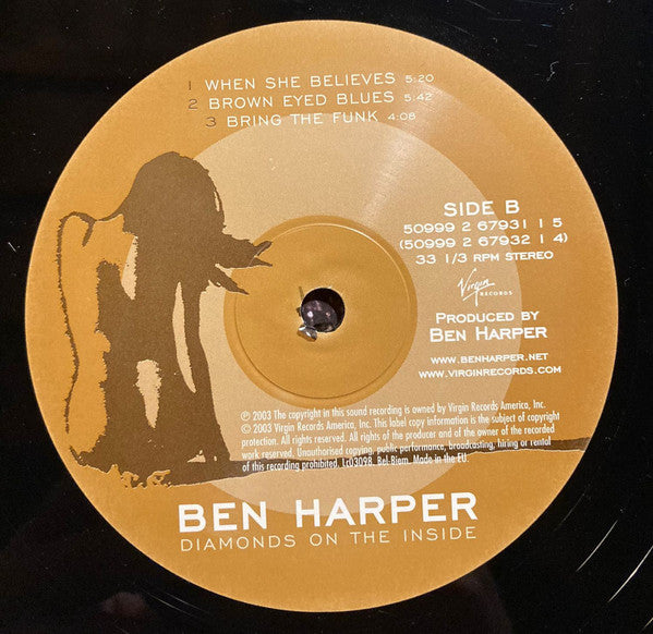 Ben Harper : Diamonds On The Inside (2xLP, Album, RE)