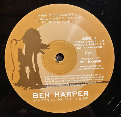 Ben Harper : Diamonds On The Inside (2xLP, Album, RE)