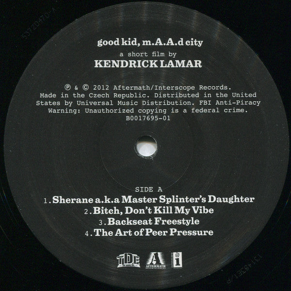 Kendrick Lamar : Good Kid, M.A.A.D City (2xLP, Album, Dlx, RE, Gat)
