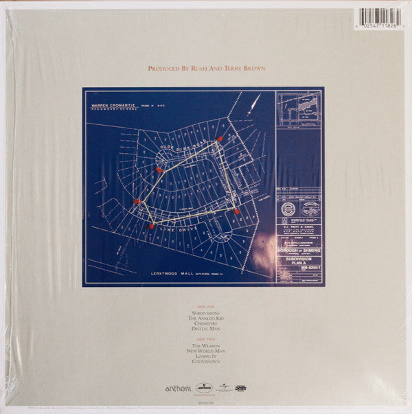 Rush : Signals (LP, Album, RE, RM, 180)