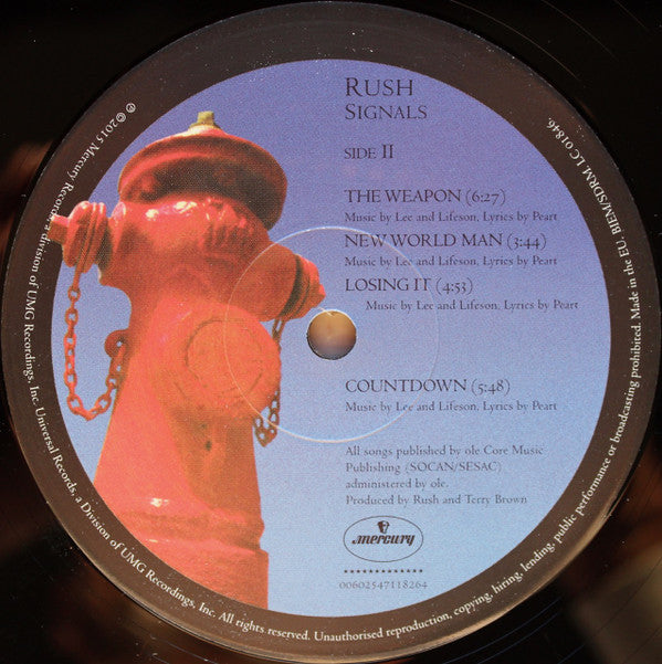 Rush : Signals (LP, Album, RE, RM, 180)