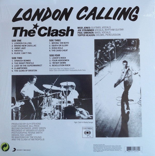 The Clash : London Calling (2xLP, Album, RE, RM, 180)