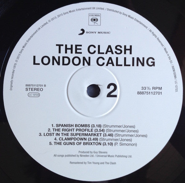 The Clash : London Calling (2xLP, Album, RE, RM, 180)