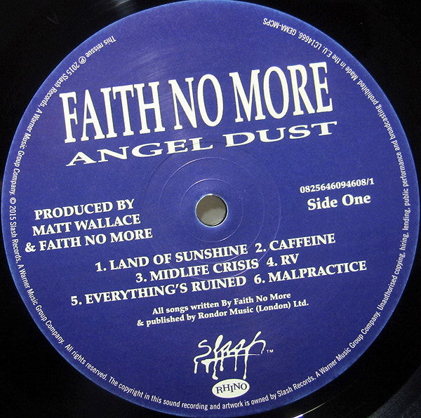 Faith No More : Angel Dust (2xLP, Album, Dlx, RE, RM, 180)