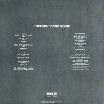 David Bowie : "Heroes" (LP, Album, RE)