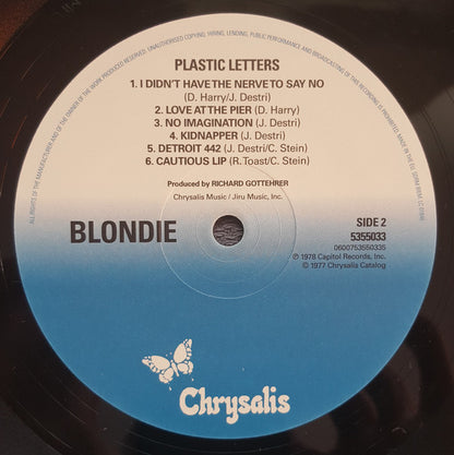 Blondie : Plastic Letters (LP, Album, RE, 180)