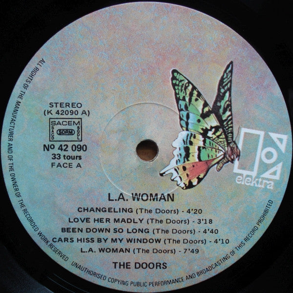 The Doors : L.A. Woman  (LP, Album, RE, Rou)