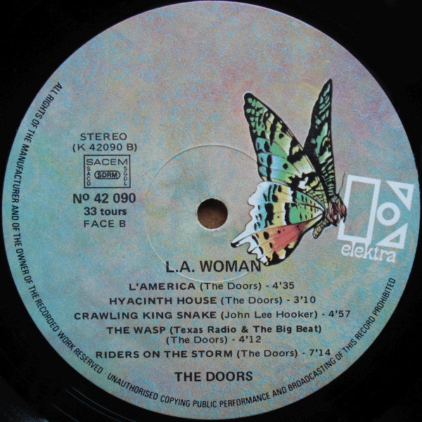 The Doors : L.A. Woman  (LP, Album, RE, Rou)