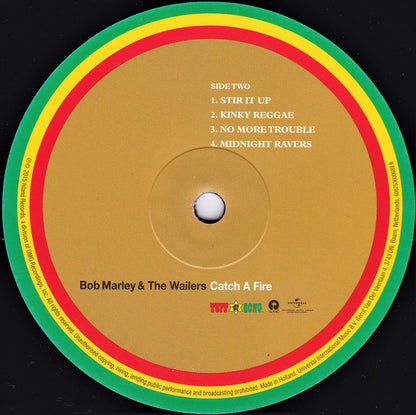 Bob Marley & The Wailers : Catch A Fire (LP, Album, RE, RM, 180)