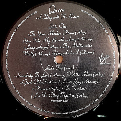 Queen : A Day At The Races (LP, Album, RE, RM, Gat)