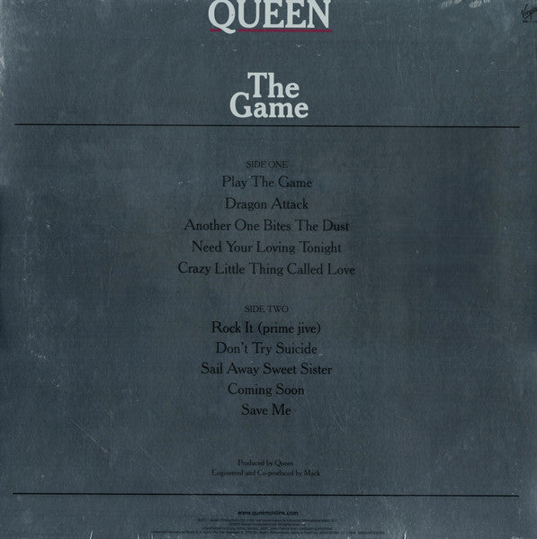 Queen : The Game (LP, Album, RE, RM, 180)