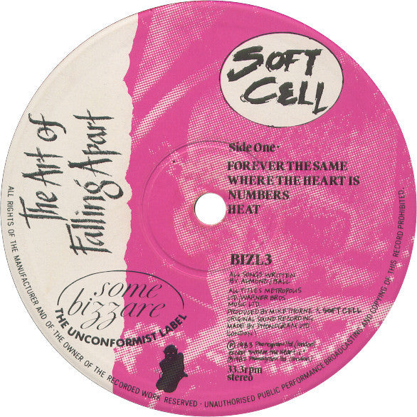 Soft Cell : The Art Of Falling Apart (LP, Album + 12", Single + Ltd)