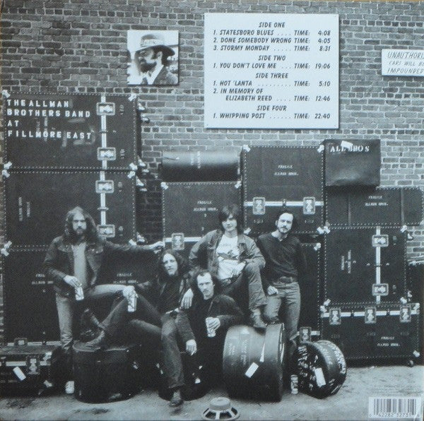 The Allman Brothers Band : The Allman Brothers Band Live At Fillmore East (2xLP, Album, RE)