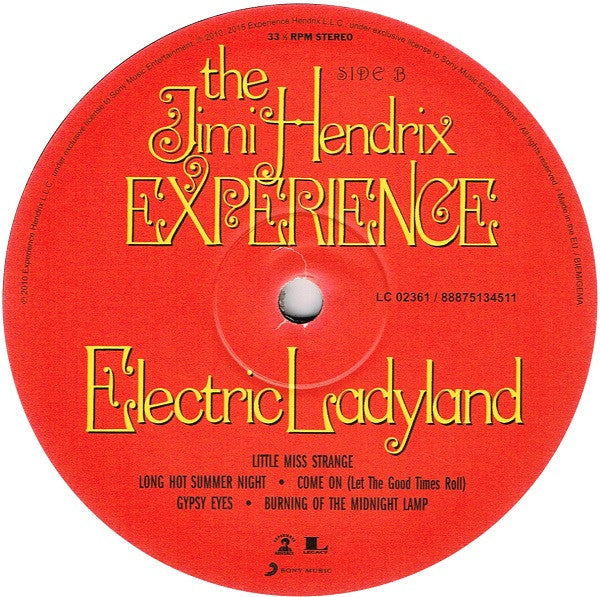 The Jimi Hendrix Experience : Electric Ladyland (2xLP, Album, RE, RM, RP, 180)