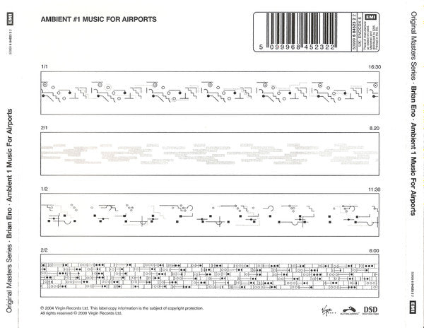 Brian Eno : Ambient 1 (Music For Airports) (CD, Album, RE, RM, Arv)