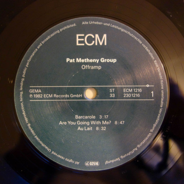 Pat Metheny Group : Offramp (LP, Album, RE, 180)