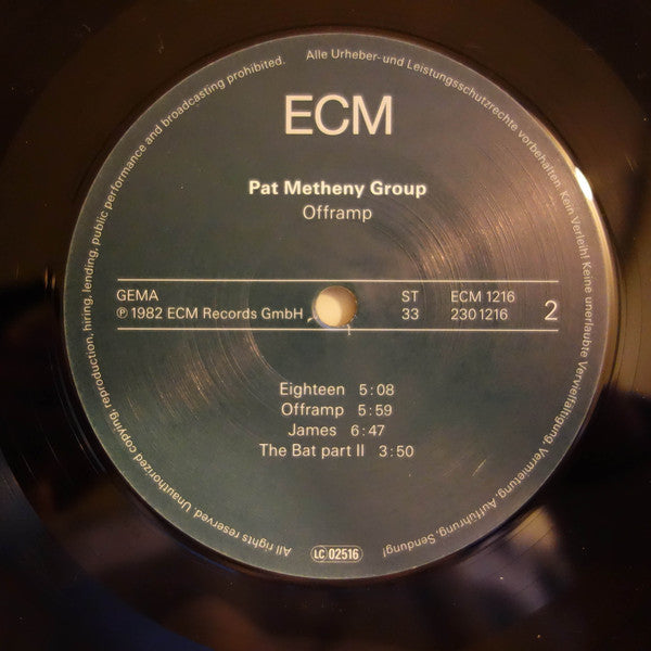 Pat Metheny Group : Offramp (LP, Album, RE, 180)