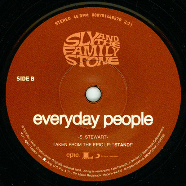 Jeff Buckley / Sly & The Family Stone : Everyday People (7", RSD, Single, Ltd)