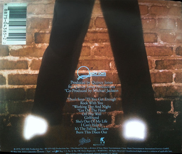 Michael Jackson : Off The Wall (CD, Album, RE)