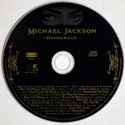 Michael Jackson : Dangerous (CD, Album, RE)