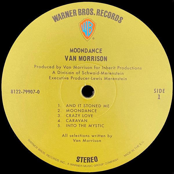 Van Morrison : Moondance (LP, Album, RE, RP, Gat)