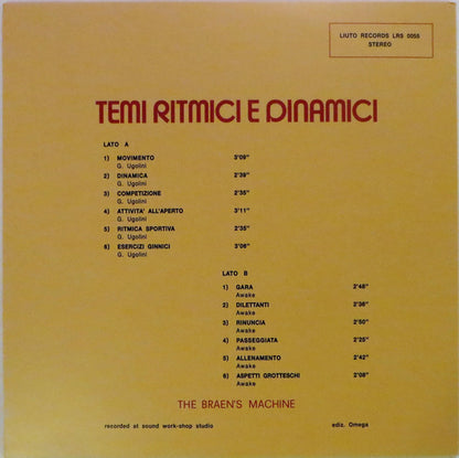 The Braen's Machine : Temi Ritmici E Dinamici (LP, Album, RE + CD)