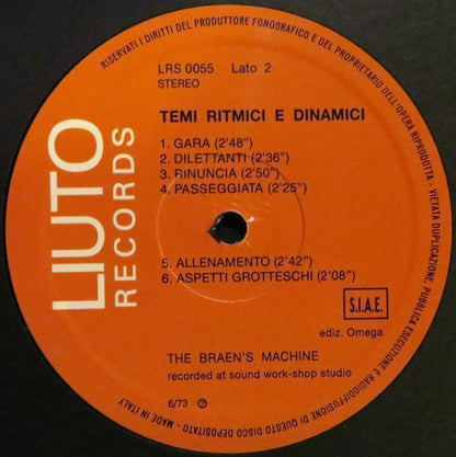 The Braen's Machine : Temi Ritmici E Dinamici (LP, Album, RE + CD)