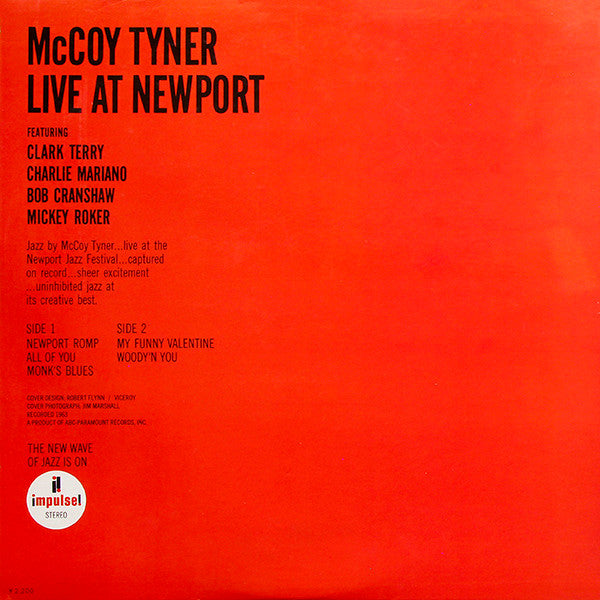 McCoy Tyner : Live At Newport (LP, Album, RE, Gat)