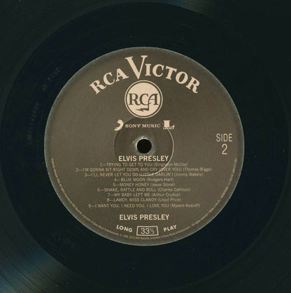 Elvis Presley : Elvis Presley (LP, Album, Mono, RE, 180)