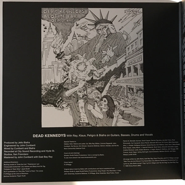 Dead Kennedys : Bedtime For Democracy (LP, Album, RE, Gat)