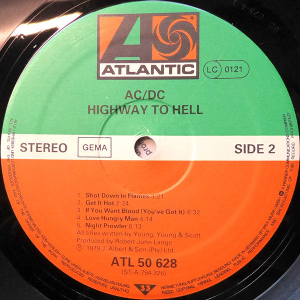 AC/DC : Highway To Hell (LP, Album)