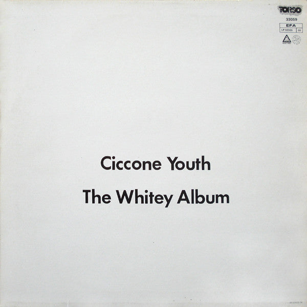 Ciccone Youth : The Whitey Album (LP, Album)