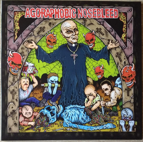 Agoraphobic Nosebleed : Altered States Of America / ANBRX II Delta 9 (LP, Album, RE, Pin)