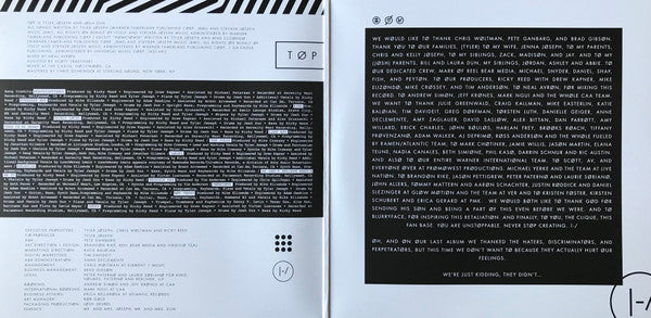 Twenty One Pilots : Blurryface (2xLP, Album)