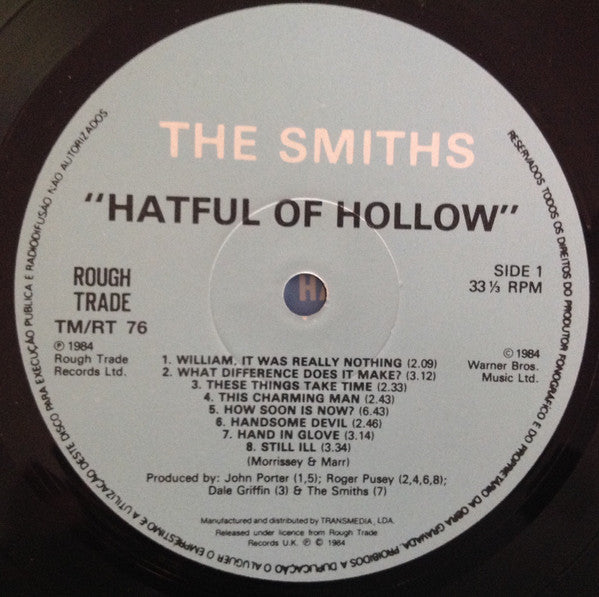 The Smiths : Hatful Of Hollow (LP, Comp, RE, Gat)