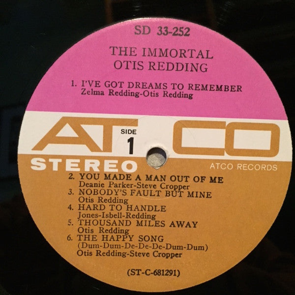 Otis Redding : The Immortal Otis Redding (LP, Album, Pre)