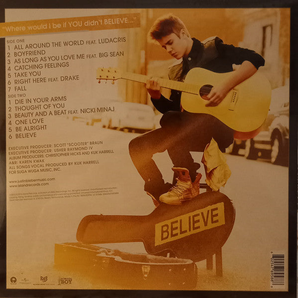 Justin Bieber : Believe (LP, Album, RE)