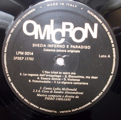 Piero Umiliani : Svezia Inferno E Paradiso (LP, Album, RE, S/Edition)